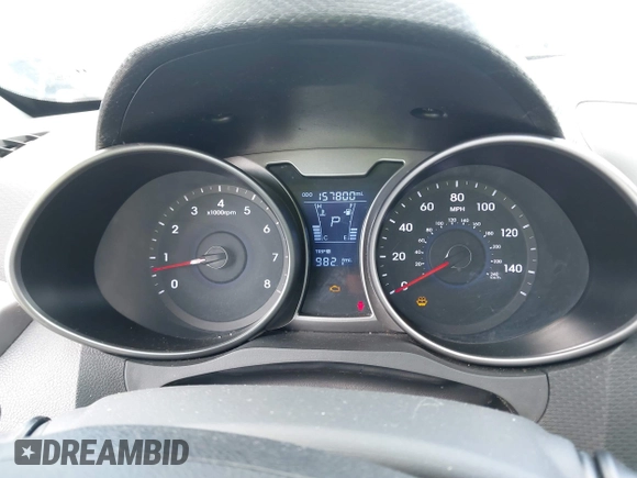 2013 Hyundai Veloster w/Black Int with VIN KMHTC6ADXDU170420, listed as a IAAI auction lot 41655443 with 157,800 mi miles and . Bid and sale history available at DreamBid. Image 7.