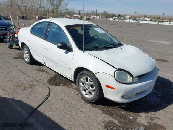 2001 Dodge Neon Highline with VIN 1B3ES46C01D115105, listed as a IAAI auction lot 41763575 with 163,831 mi miles. Bid and sale history available at carsss.com. Image 1.