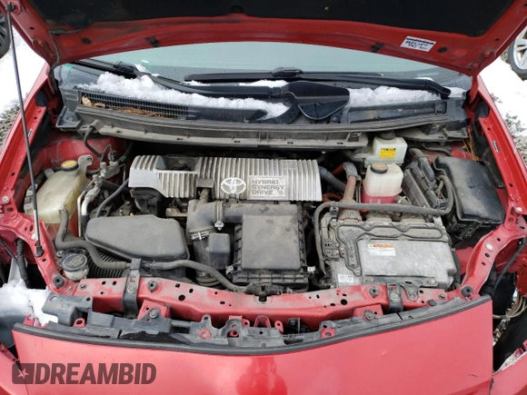 2011 Toyota Prius I with VIN JTDKN3DU9B0293392, listed as a Copart auction lot 51018005 with 206,511 mi miles and Salvage Title. Bid and sale history available at DreamBid. Image 11.