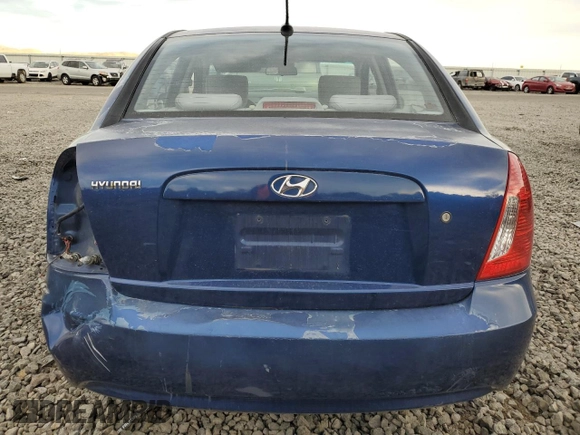 2010 Hyundai Accent GLS with VIN KMHCN4AC1AU426977, listed as a Copart auction lot 84705694 with 148,594 mi miles and Salvage Title. Bid and sale history available at carsss.com. Image 6.