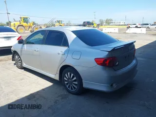 2009 Toyota Corolla with VIN 1NXBU40E99Z105346, listed as a IAAI auction lot 42062757 with 130,968 mi miles. Bid and sale history available at carsss.com. Image 3.