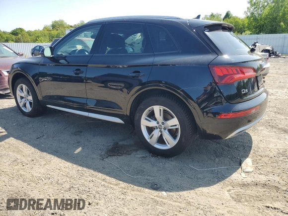 2018 Audi Q5 Premium with VIN WA1ANAFY4J2012175, listed as a Copart auction lot 59550155 with 52,013 mi miles and Salvage title. Bid and sale history available at DreamBid. Image 2.