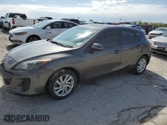 2012 Mazda 3 i Touring with VIN JM1BL1L78C1631544, listed as a Copart auction lot 55356665 with 170,518 mi miles and Clean Title. Bid and sale history available at DreamBid. Image 1.