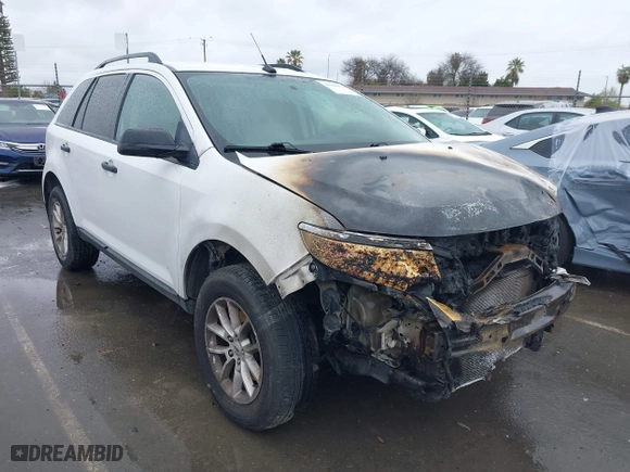 2014 Ford Edge SE with VIN 2FMDK3GC6EBA41456, listed as a IAAI auction lot 41680971 with 1 mi miles. Bid and sale history available at carsss.com. Image 1.
