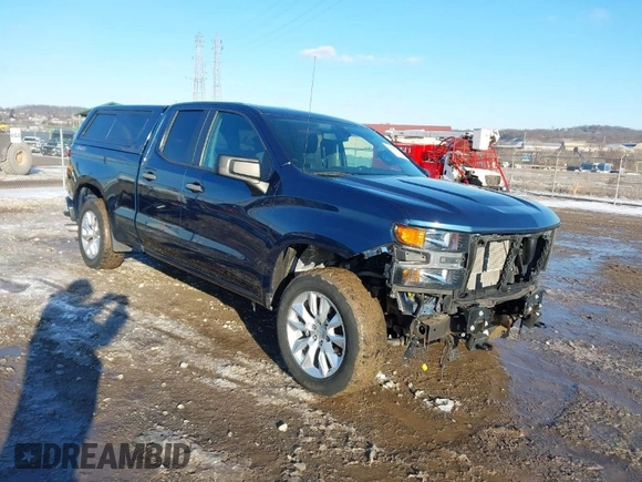 2019 Chevrolet Silverado 1500 Custom with VIN 1GCRYBEH4KZ345976, listed as a IAAI auction lot 41622043 with 102,321 mi miles and . Bid and sale history available at DreamBid. Image 1.