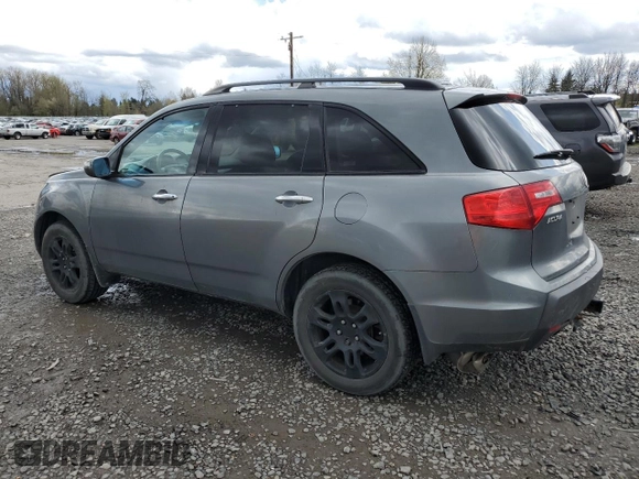 2009 Acura MDX Tech Pkg with VIN 2HNYD28629H505889, listed as a Copart auction lot 50483905 with 159,494 mi miles and Salvage Title. Bid and sale history available at carsss.com. Image 2.