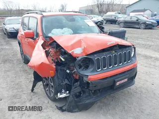 2015 Jeep Renegade Latitude with VIN ZACCJABT9FPB41532, listed as a IAAI auction lot 41977393 with 91,048 mi miles. Bid and sale history available at carsss.com. Image 6.