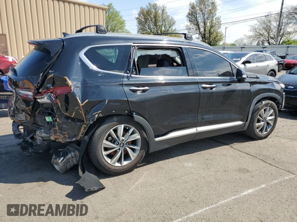 2020 Hyundai Santa Fe SEL with VIN 5NMS3CAD8LH131863, listed as a Copart auction lot 53860585 with 103,141 mi miles and Clean Title. Bid and sale history available at carsss.com. Image 3.