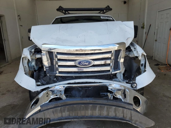 2010 Ford F-150 XL with VIN 1FTVX1CV2AKE27264, listed as a Copart auction lot 49683895 with 405,546 mi miles and Salvage title. Bid and sale history available at DreamBid. Image 5.