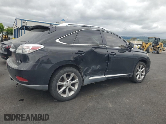 2012 Lexus RX 350 with VIN 2T2ZK1BA6CC072307, listed as a Copart auction lot 53301445 with 222,769 mi miles and Salvage Title. Bid and sale history available at DreamBid. Image 3.