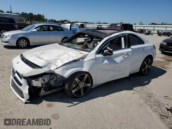2020 Mercedes-Benz A 220 with VIN W1K3G4EB5LJ224217, listed as a Copart auction lot 52982325 with Not Provided miles and Clean Title. Bid and sale history available at DreamBid. Image 1.