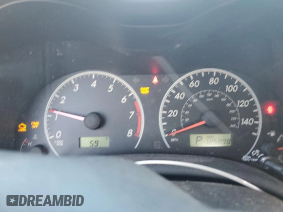 2011 Toyota Corolla L with VIN JTDBU4EE4B9158588, listed as a Copart auction lot 82531054 with 125,898 mi miles and Salvage Title. Bid and sale history available at carsss.com. Image 9.