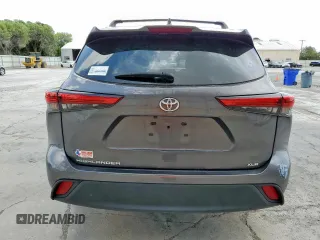 2023 Toyota Highlander L with VIN 5TDKDRAHXPS013500, listed as a Copart auction lot 60070025 with 40,788 mi miles and Salvage title. Bid and sale history available at DreamBid. Image 6.
