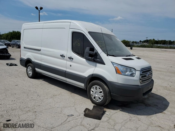 2016 Ford Transit Cargo Van with VIN 1FTYR2CG7GKA00833, listed as a Copart auction lot 70727344 with 262,117 mi miles and Salvage Title. Bid and sale history available at carsss.com. Image 4.