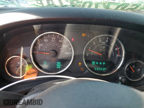 2018 Jeep Wrangler JK Unlimited Golden Eagle with VIN 1C4BJWDG4JL881205, listed as a Copart auction lot 60770374 with 53,350 mi miles and Salvage Title. Bid and sale history available at carsss.com. Image 9.