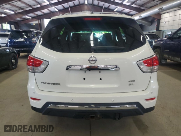 2016 Nissan Pathfinder SL с VIN 5N1AR2MM2GC647135, выставлен на аукционе Copart как лот 59543075 с пробегом 204 855 миль миль и Чистый • Clean title. История ставок и продаж доступна на DreamBid. Изображение 6.