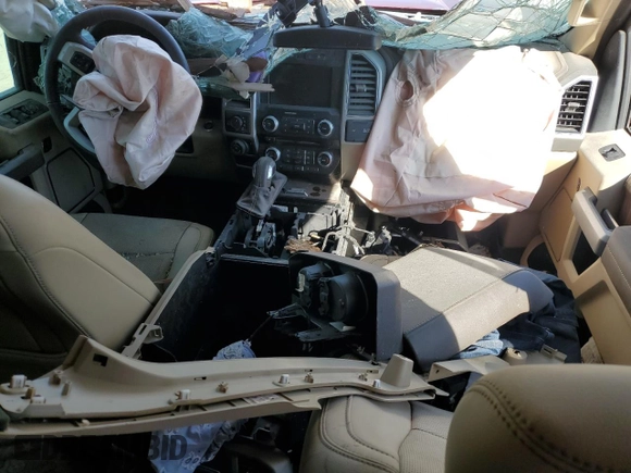 2018 Ford F-150 XL with VIN 1FTEW1EGXJKE39406, listed as a Copart auction lot 80995394 with Not Provided miles and Salvage Title. Bid and sale history available at carsss.com. Image 8.