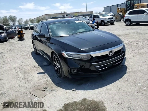 2021 Honda Accord Touring with VIN 1HGCV2F92MA021160, listed as a Copart auction lot 58254135 with 40,271 mi miles and Salvage title. Bid and sale history available at DreamBid. Image 13.