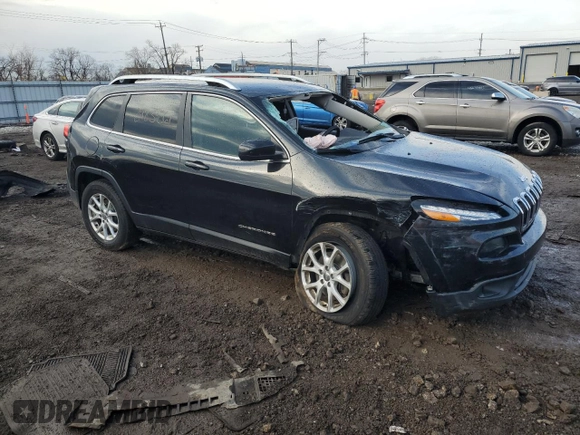 2016 Jeep Cherokee Latitude with VIN 1C4PJMCB2GW199589, listed as a Copart auction lot 46956455 with 105,080 mi miles and Salvage Title. Bid and sale history available at DreamBid. Image 4.