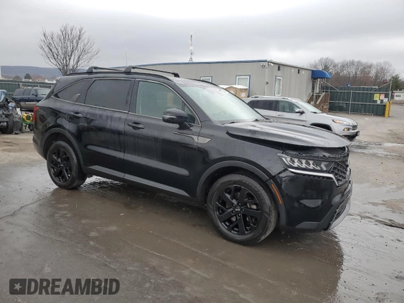 2021 Kia Sorento S with VIN 5XYRLDLCXMG012488, listed as a Copart auction lot 50083435 with 60,272 mi miles and Salvage Title. Bid and sale history available at DreamBid. Image 4.