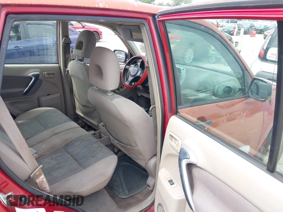 2001 Toyota RAV4 with VIN JTEGH20V710009113, listed as a IAAI auction lot 42813771 with 186,955 mi miles and . Bid and sale history available at DreamBid. Image 8.