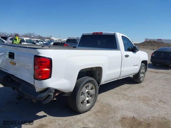 2015 Chevrolet Silverado 1500 Work Truck with VIN 1GCNCPEH6FZ422122, listed as a IAAI auction lot 41851673 with 230,038 mi miles. Bid and sale history available at carsss.com. Image 4.