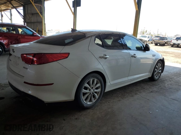 2014 Kia Optima EX z VIN 5XXGN4A71EG275210, wystawiony jako Copart lot #58095515 z przebiegiem 113 030 mil mil oraz Szkoda całkowita • Salvage title. Historia ofert i sprzedaży dostępna na DreamBid. Obrazek 3.