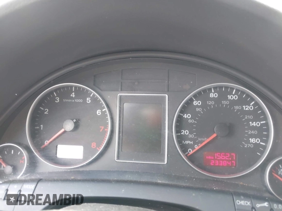 2008 Audi A4 2.0T with VIN WAUEF78E98A158420, listed as a IAAI auction lot 42637271 with 233,847 mi miles and . Bid and sale history available at DreamBid. Image 7.