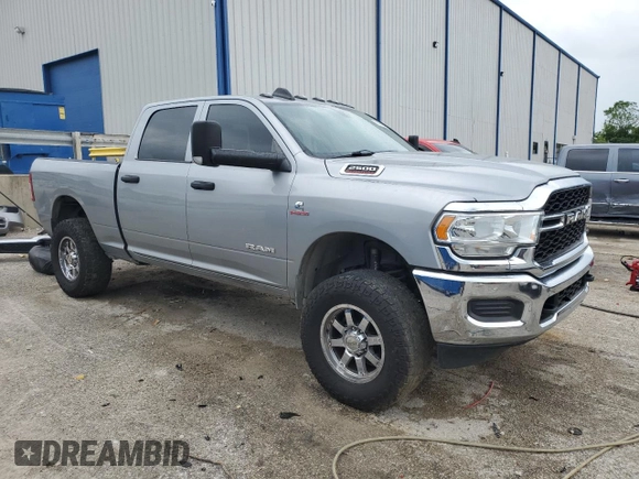 2021 Ram 2500 Tradesman with VIN 3C6UR5CL5MG655323, listed as a Copart auction lot 60058645 with 413,532 mi miles and Salvage title. Bid and sale history available at DreamBid. Image 4.