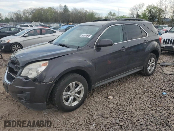 2013 Chevrolet Equinox LT with VIN 2GNFLEEK1D6121312, listed as a Copart auction lot 54044815 with 96,411 mi miles and Salvage Title. Bid and sale history available at DreamBid. Image 1.