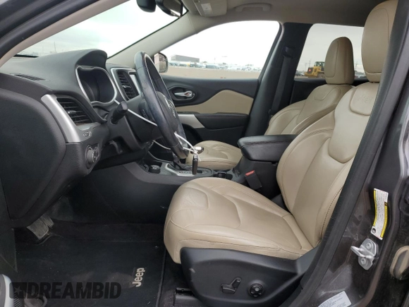 2017 Jeep Cherokee Limited with VIN 1C4PJMDS3HW594350, listed as a Copart auction lot 55573085 with 115,796 mi miles and Salvage title. Bid and sale history available at DreamBid. Image 7.