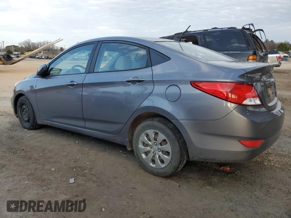 2017 Hyundai Accent SE with VIN KMHCT4AEXHU193697, listed as a Copart auction lot 45313315 with 151,624 mi miles and Salvage Title. Bid and sale history available at carsss.com. Image 2.
