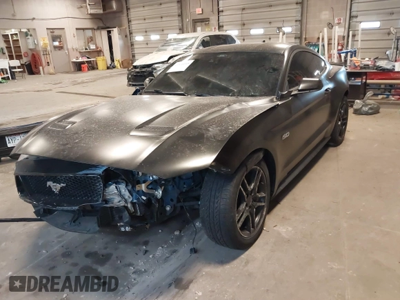 2023 Ford Mustang GT with VIN 1FA6P8CF8P5305334, listed as a IAAI auction lot 41858115 with 23,574 mi miles and . Bid and sale history available at DreamBid. Image 18.