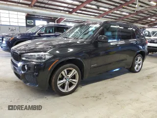 2015 BMW X5 xDrive50i z VIN 5UXKR6C59F0J76917, wystawiony jako Copart lot #52585085 z przebiegiem 124 883 mil mil oraz Tytuł czysty. Historia ofert i sprzedaży dostępna na DreamBid. Obrazek 1.
