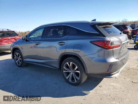 2019 Lexus RX with VIN JTJDGKCA0K2007905, listed as a Copart auction lot 79884884 with 87,896 mi miles and Salvage Title. Bid and sale history available at carsss.com. Image 2.