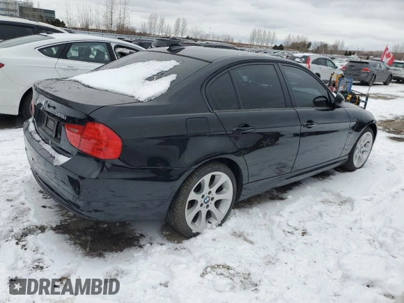 2011 BMW 3 Series 328i xDrive with VIN WBAPK7C57BA772711, listed as a Copart auction lot 80191064 with 0 mi miles and Salvage Title. Bid and sale history available at carsss.com. Image 3.