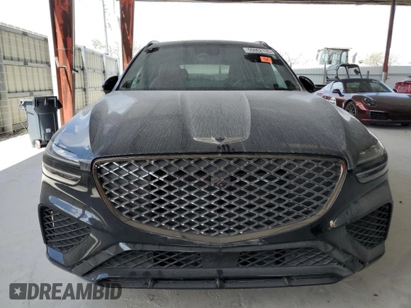 2022 Genesis GV70 2.5T with VIN KMUMADTB5NU034130, listed as a Copart auction lot 55062135 with Not Provided miles and Salvage Title. Bid and sale history available at DreamBid. Image 5.
