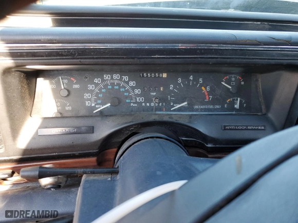 1998 Buick LeSabre Limited with VIN 1G4HR52K8WH471274, listed as a Copart auction lot 81674384 with 155,058 mi miles and Salvage Title. Bid and sale history available at carsss.com. Image 9.