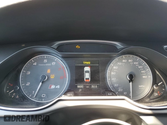 2013 Audi S4 Premium Plus with VIN WAUBGAFL1DA241364, listed as a Copart auction lot 68741974 with 98,092 mi miles and Salvage Title. Bid and sale history available at DreamBid. Image 9.