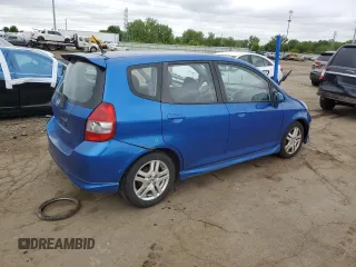 2007 Honda Fit Sport z VIN JHMGD38687S037470, wystawiony jako Copart lot #58797805 z przebiegiem 146 889 mil mil oraz Czysty tytuł • Clean title. Historia ofert i sprzedaży dostępna na DreamBid. Obrazek 3.