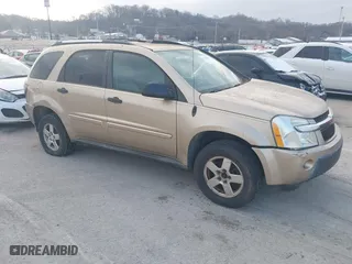 2005 Chevrolet Equinox LS with VIN 2CNDL13F456170564, listed as a IAAI auction lot 41559640 with 308,340 mi miles. Bid and sale history available at carsss.com. Image 1.