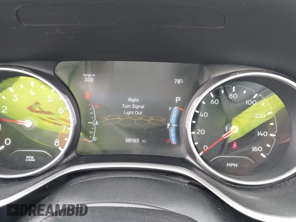 2021 Jeep Compass Latitude with VIN 3C4NJCBB6MT538682, listed as a IAAI auction lot 42442459 with 59,163 mi miles and . Bid and sale history available at DreamBid. Image 7.