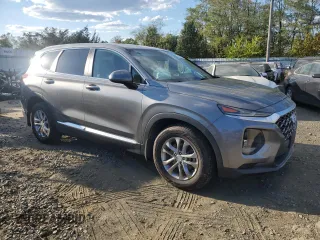 2019 Hyundai Santa Fe SE with VIN 5NMS23AD9KH095747, listed as a Copart auction lot 75342324 with 31,372 mi miles and Salvage Title. Bid and sale history available at carsss.com. Image 4.