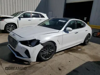 2019 Genesis G70 Advanced z VIN KMTG34LA6KU044132, wystawiony jako Copart lot #53506625 z przebiegiem 75 894 mil mil oraz Szkoda całkowita • Salvage title. Historia ofert i sprzedaży dostępna na DreamBid. Obrazek 1.
