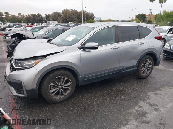 2020 Honda CR-V EX with VIN 7FARW1H52LE020448, listed as a IAAI auction lot 42025384 with 81,716 mi miles and . Bid and sale history available at carsss.com. Image 17.