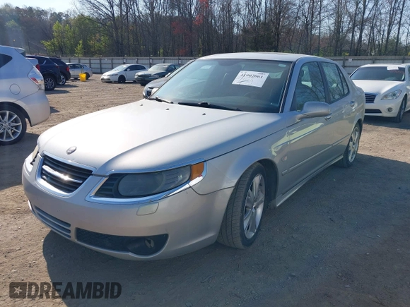 2007 Saab 9-5 Aero with VIN YS3EH49G373524055, listed as a IAAI auction lot 41902061 with 163,094 mi miles. Bid and sale history available at carsss.com. Image 2.
