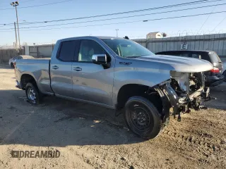 2024 Chevrolet Silverado 1500 LT with VIN 1GCRDDED2RZ194621, listed as a Copart auction lot 49255315 with Not Provided miles and Salvage Title. Bid and sale history available at DreamBid. Image 4.