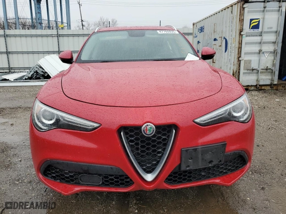 2018 Alfa Romeo Stelvio with VIN ZASFAKAN6J7B68769, listed as a Copart auction lot 47765935 with 76,681 mi miles and Salvage Title. Bid and sale history available at carsss.com. Image 5.