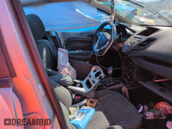 2015 Ford Fiesta SE with VIN 3FADP4BJ8FM224901, listed as a Copart auction lot 53265855 with Not Provided miles and Non Repairable. Bid and sale history available at DreamBid. Image 7.