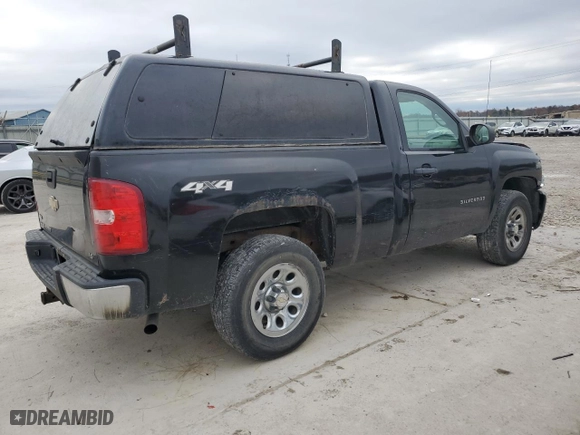 2011 Chevrolet Silverado 1500 Work Truck with VIN 1GCNKPE03BZ160759, listed as a Copart auction lot 81829624 with 196,776 mi miles and Salvage Title. Bid and sale history available at carsss.com. Image 3.